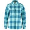 Övik Heavy Flannel Shirt W Dawn Blue-Breeze Blue