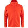 Abisko Grid Fleece Hoodie M Flame Orange