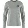 1960 Logo T-shirt LS W, Grey-Melange