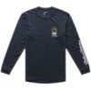 YOUTH RUCKUS RIDE LONG SLEEVE TEE PRESSED CARBON
