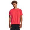 UNDER ARMOUR STREAKER TEE-RED