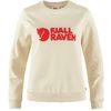Fjallraven Logo Sweater W Chalk White-Flame Orange