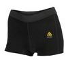 WarmWool Boxer shorts, Jet Black, Woman