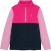 Fleece Pulli - Colorblock-Pink Glo