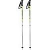 Sport ski poles, black/yellow/silver