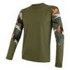 MERINO IMPRESS pánské triko dl.rukáv safari/camo