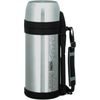 Universal thermos for food and drinks with two cups
