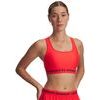 Crossback Mid Bra-RED/BLK