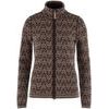 Snow Cardigan W Suede Brown