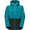 Linard HS Thermo Hooded Jacket Men deep teal-black