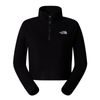 W 100 GLACIER CROPPED 1/4 ZIP, TNF Black-NPF
