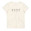 Classic "Flowers" Tee Wmn, White
