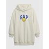 510483-00 Dětské mikinové šaty GAP & Smiley® Béžová