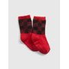 GAP 483369-02 Dětské kostkované ponožky Červená