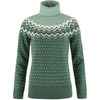 Övik Knit Roller Neck W, Deep Patina-Misty Green