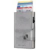 Wallet Click & Slide - recyklovaný PET v provedení plsť Grey / Black