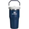 IceFlow™ Flip Straw 2.0 Tumbler 600 ml Dark Navy