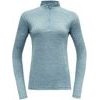 Breeze Merino 150 Zip Neck Wmn, Cameo Melange