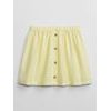 GAP 602818-01 Dětská sukně s pružným pasem Žlutá