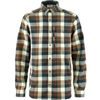 Fjällglim Shirt M Wood Brown-Chalk White