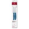 Swiss Classic, paring knife set, 2pcs, 10cm, straight/wavy, blue, box