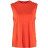 Abisko Wool Tank Top W Flame Orange