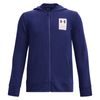 UA Rival Terry FZ Hoodie, Blue/white