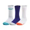 UA Heatgear 3pk Crew Yth Blue
