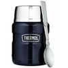 THERMOS Food thermos with folding spoon and cup 470 ml dark blue