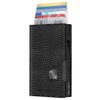 TRU VIRTU Wallet Click & Slide - leather Black Lizzard