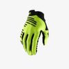 100% R-CORE Gloves Fluo Yellow