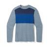 SMARTWOOL M CLASSIC THERMAL MRN BL COLORBL CREW B, pewter blue heather