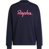 Rapha Men's Heavyweight Logo Sweatshirt, Navy/Visibility Pink