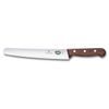 Bread- and pastry knife, processed maple, 22cm, gift box
