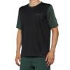 100% RIDECAMP Short Sleeve Jersey Black/Forest Green