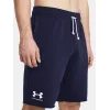 UNDER ARMOUR RIVAL TERRY SHORT, Midnight Navy / Onyx White