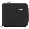 RFIDSAFE ZIP AROUND WALLET jet black