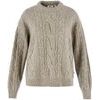 Övik Cable Knit W Fog