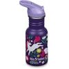 Kid Classic Narrow 12oz (w/Flip Seal Sport Cap) - leaping unicorns 355 ml