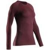 XCEED RUN SHIRT LS WMN Oxide Red/X Black
