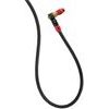 ABS1 PRO BRAIDED FLOOR PUMP HOSE RED/HI GLOSS