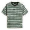 Cameron Stripe SS Knit Gray Olive