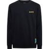 Climbing on the Moon Sweatshirt M Nero/Giallo