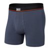 SAXX NON-STOP STRETCH COTTON BOXER BRIEF FLY, deep navy