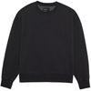 Wordmark Oversized Fleece Crew Black