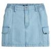 Sidewalk Denim Skirt, LIGHT STONEWASH