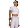 HeatGear Crop Mock SS-WHT