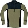 Lauparen Merino 190 Zip Neck Man Ink/Lichen/Black
