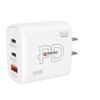 DC57USA-PD65 USB A+C nabíjecí adaptér Power charger 65W GaN US, Power Delivery, typ A