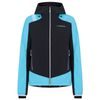 Aequilibrium Softshell Jkt W, Black/Malibu Blue